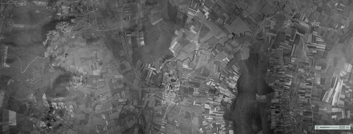 Vallées du Clunisois - photographie aérienne 1954 en grand format (nouvelle fenêtre)