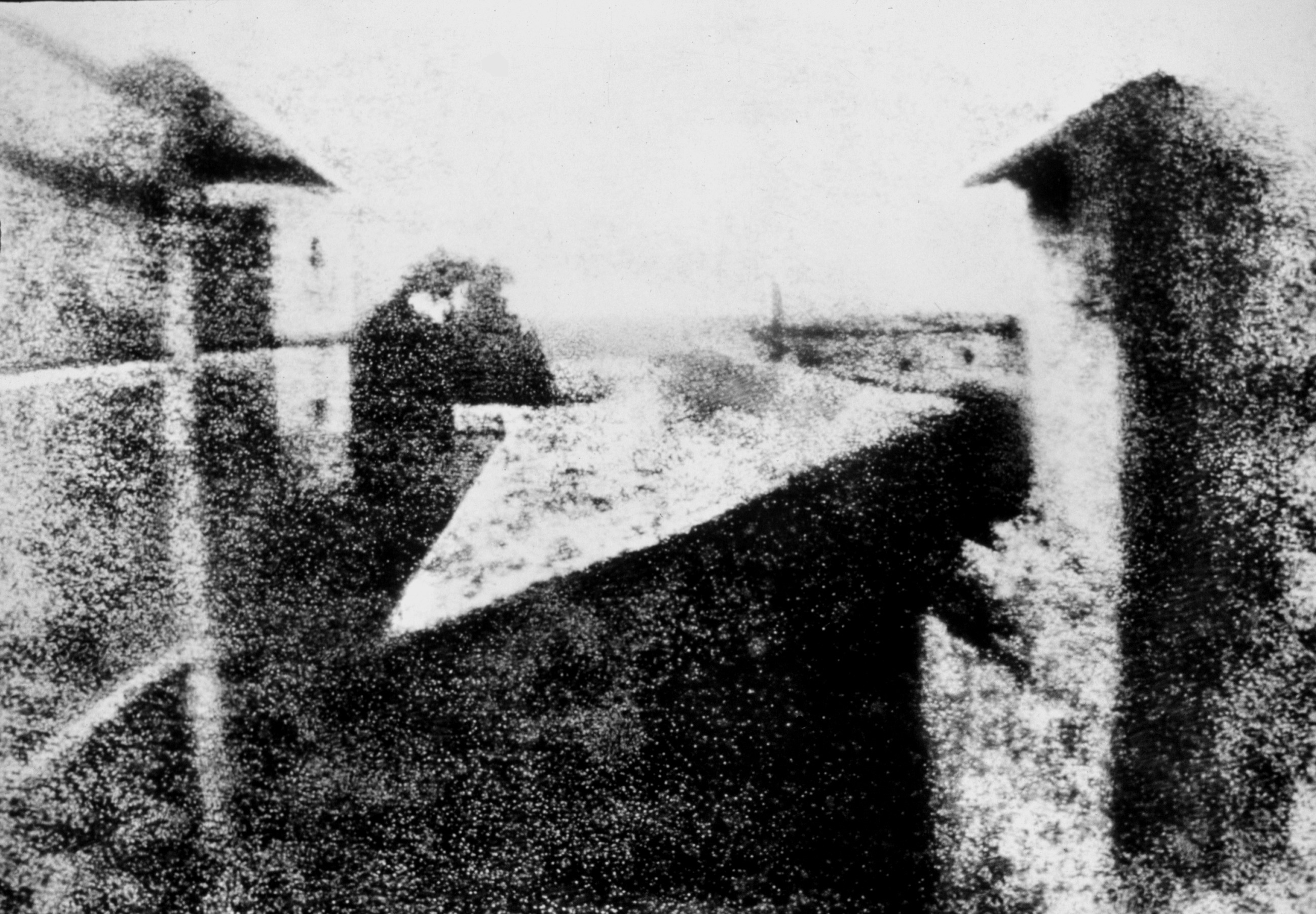 Nicéphore Niépce, Paysage à Saint-Loup de Varennes,1827