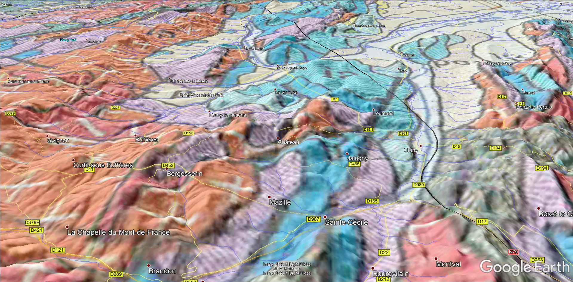 Vallées du Clunisois - La roche