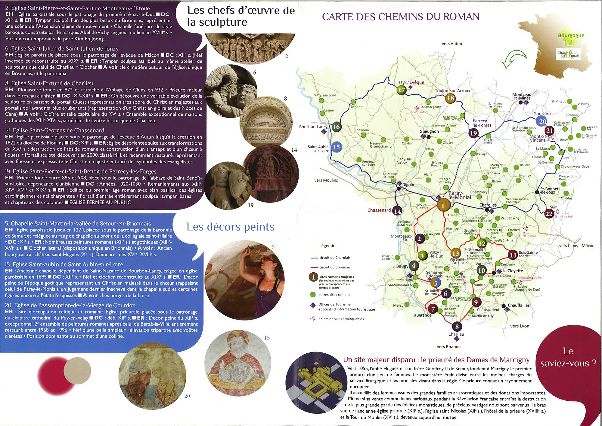 « Les chemins du roman en Charolais-Brionnais, sd