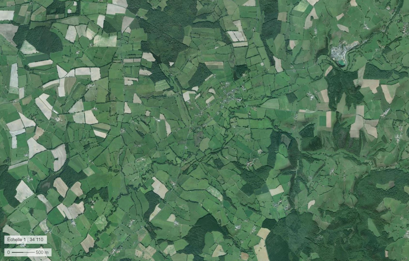 Collines du Bourbonnais - photographie aérienne 2016