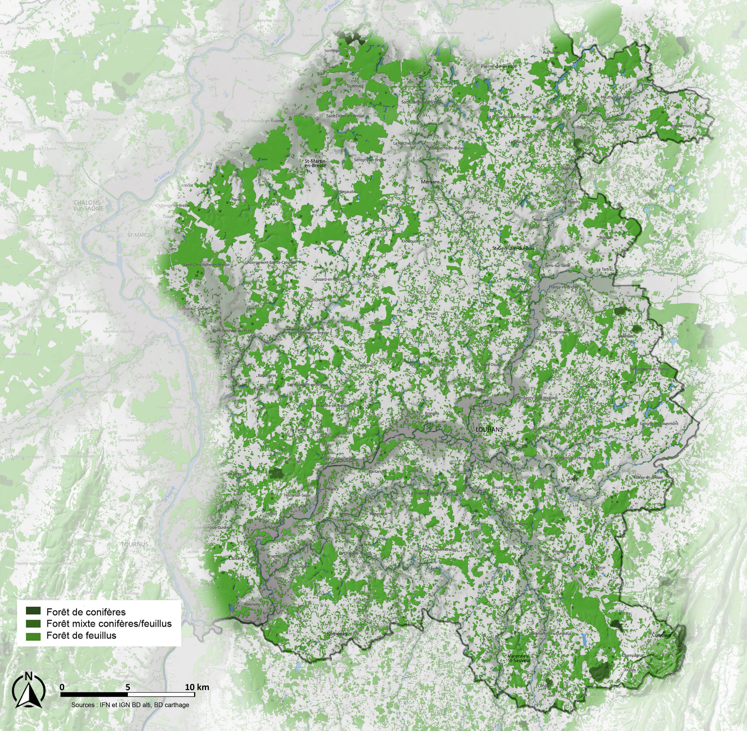 Bresse Bourguignonne carte arbre Bresse Bourguignonne carte arbre