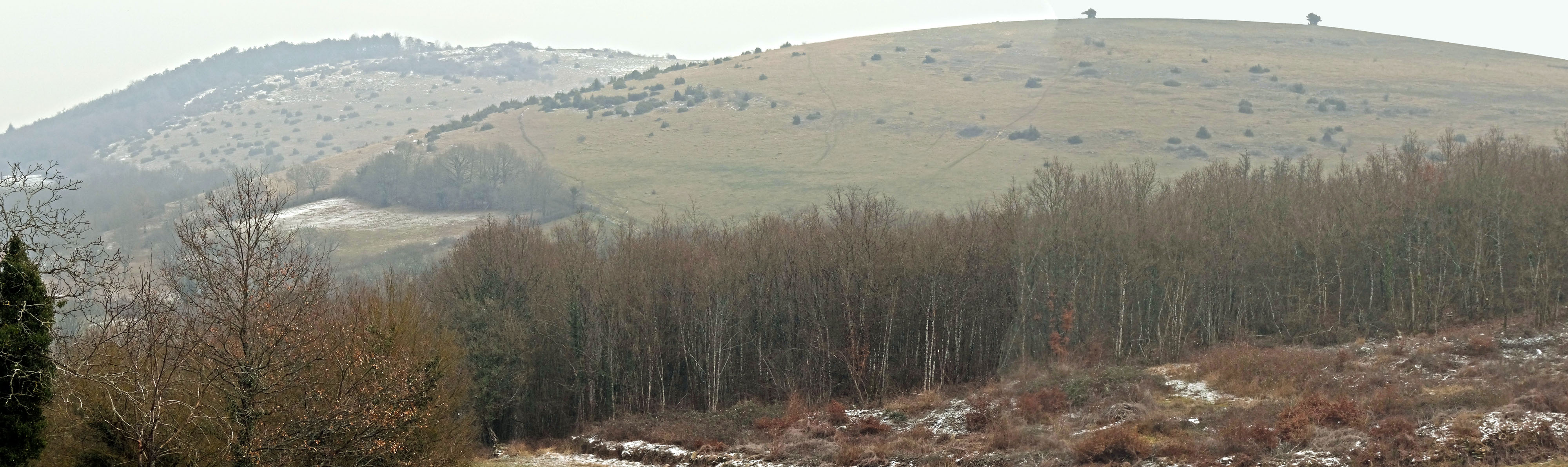 La butte isolée