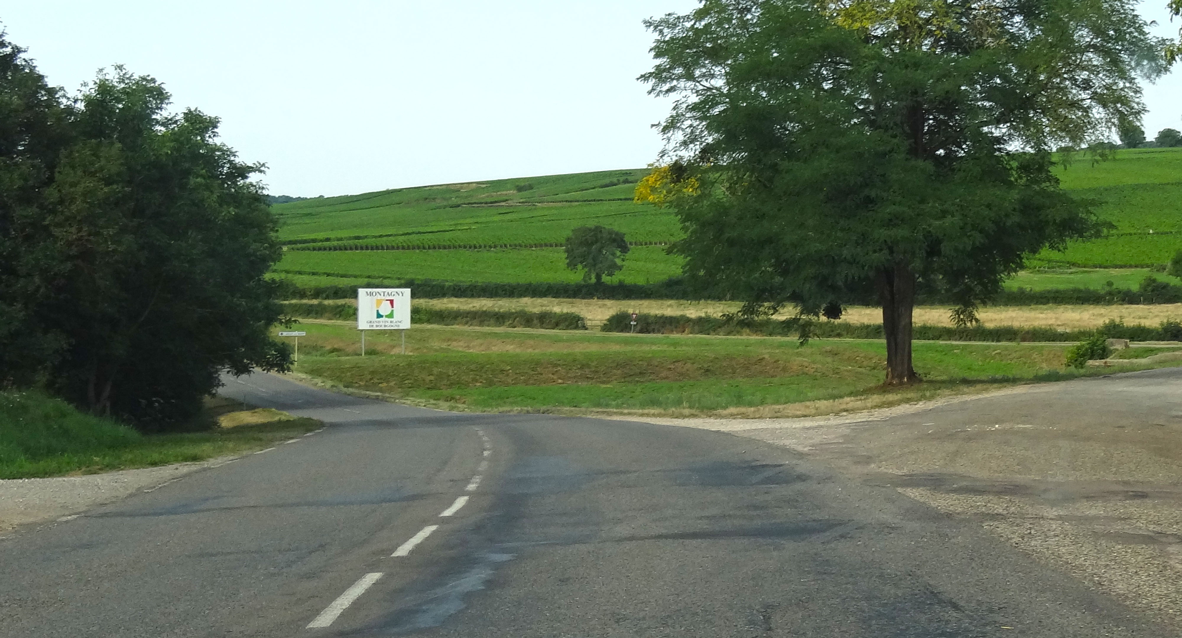 La route au pied de la Côte