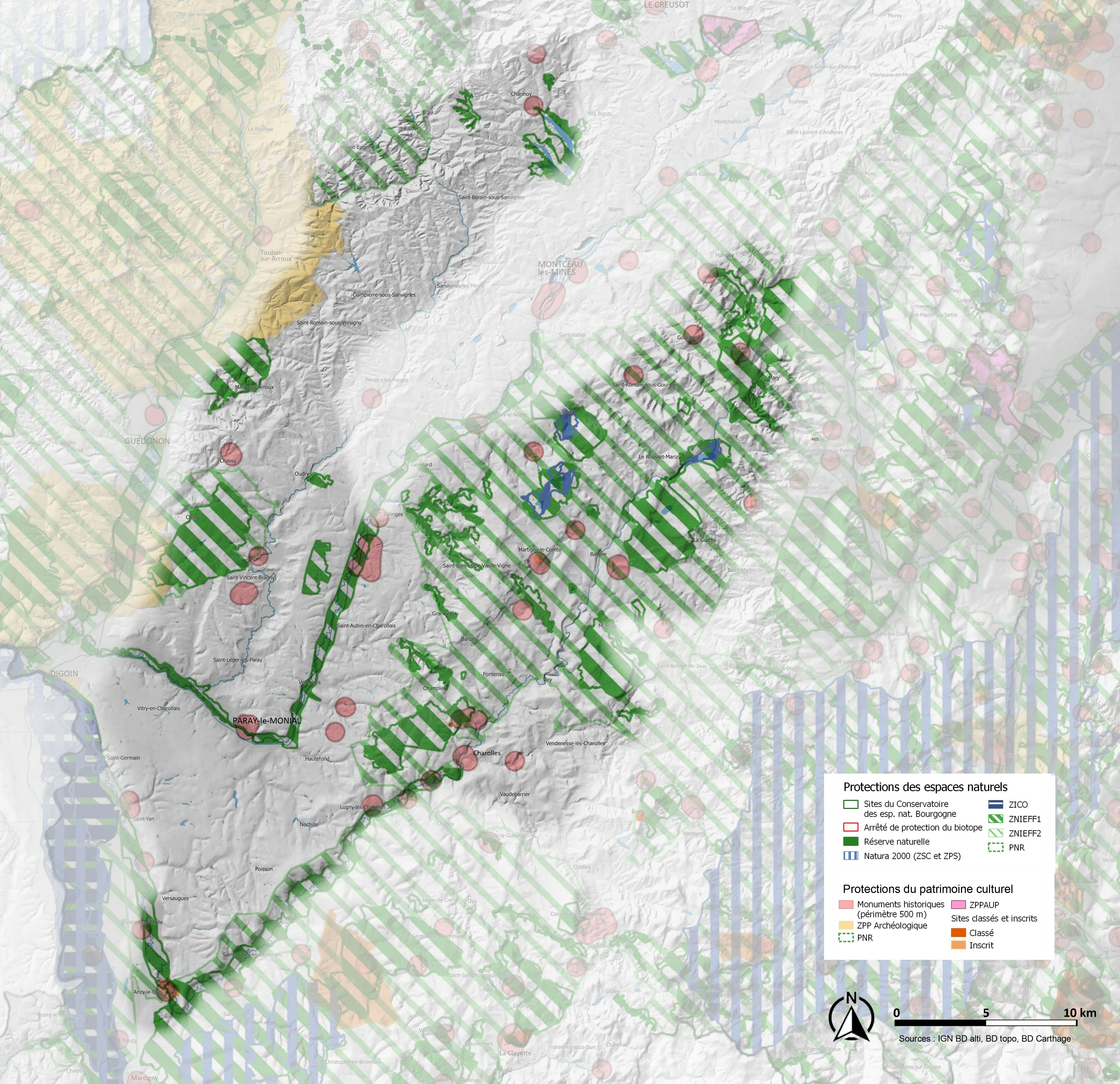 Charolais carte patrimoine