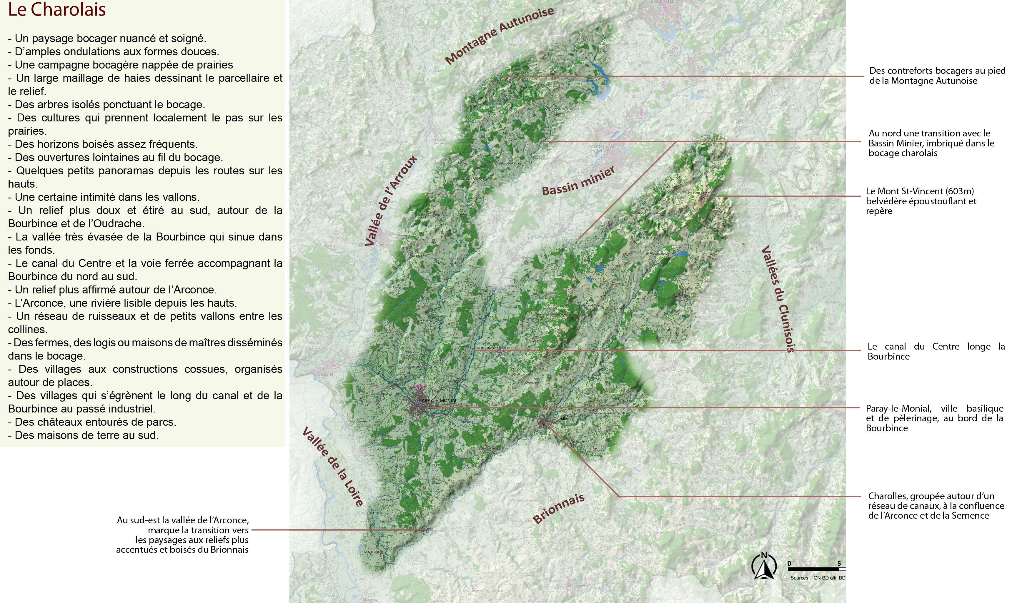 charolais carte unité légendée