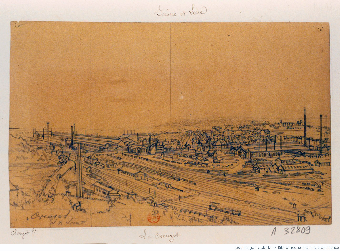 Hubert Clerget, Le Creusot, XIXe siècle