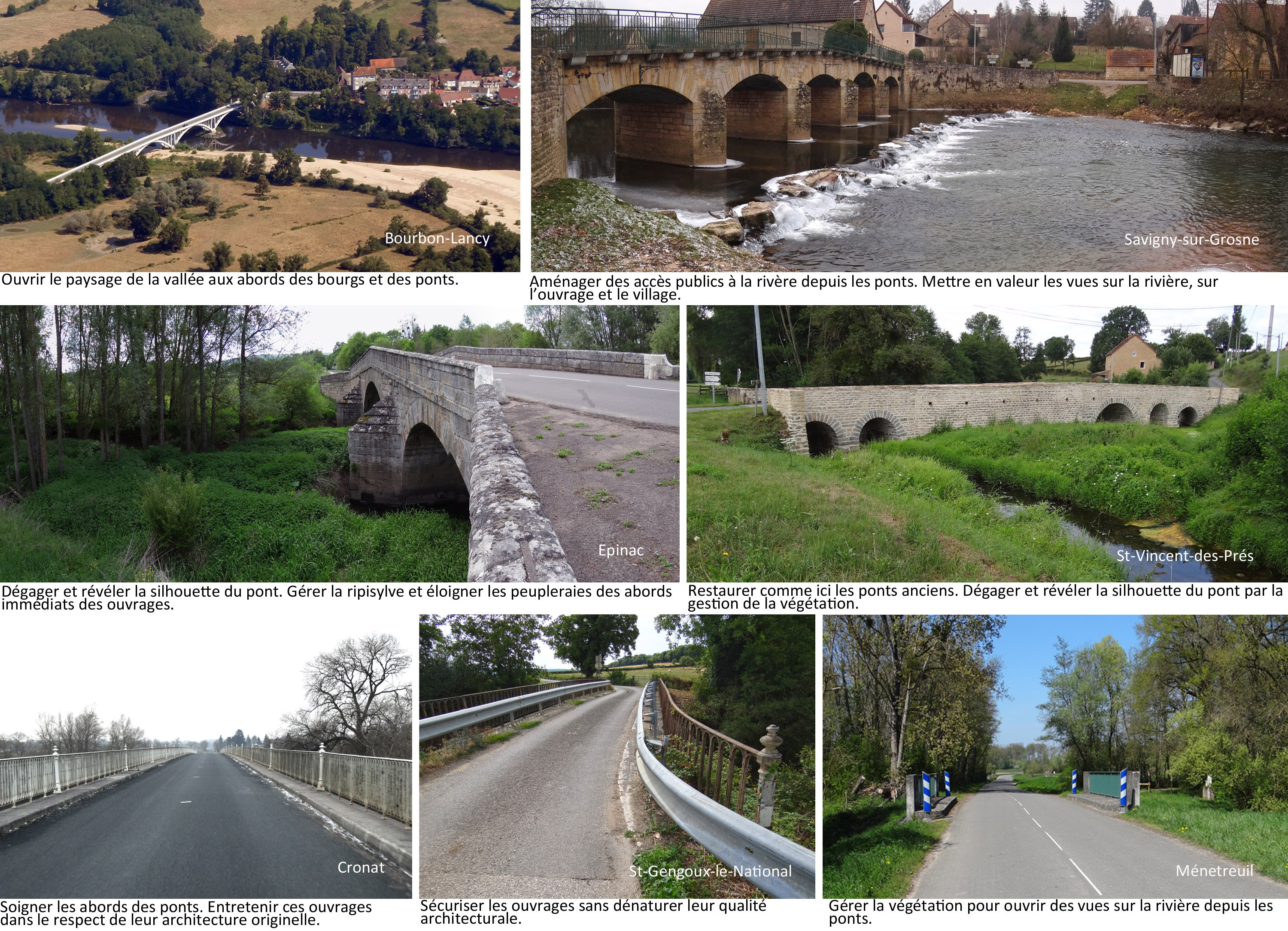 Mettre en valeur les ouvrages et leurs abords