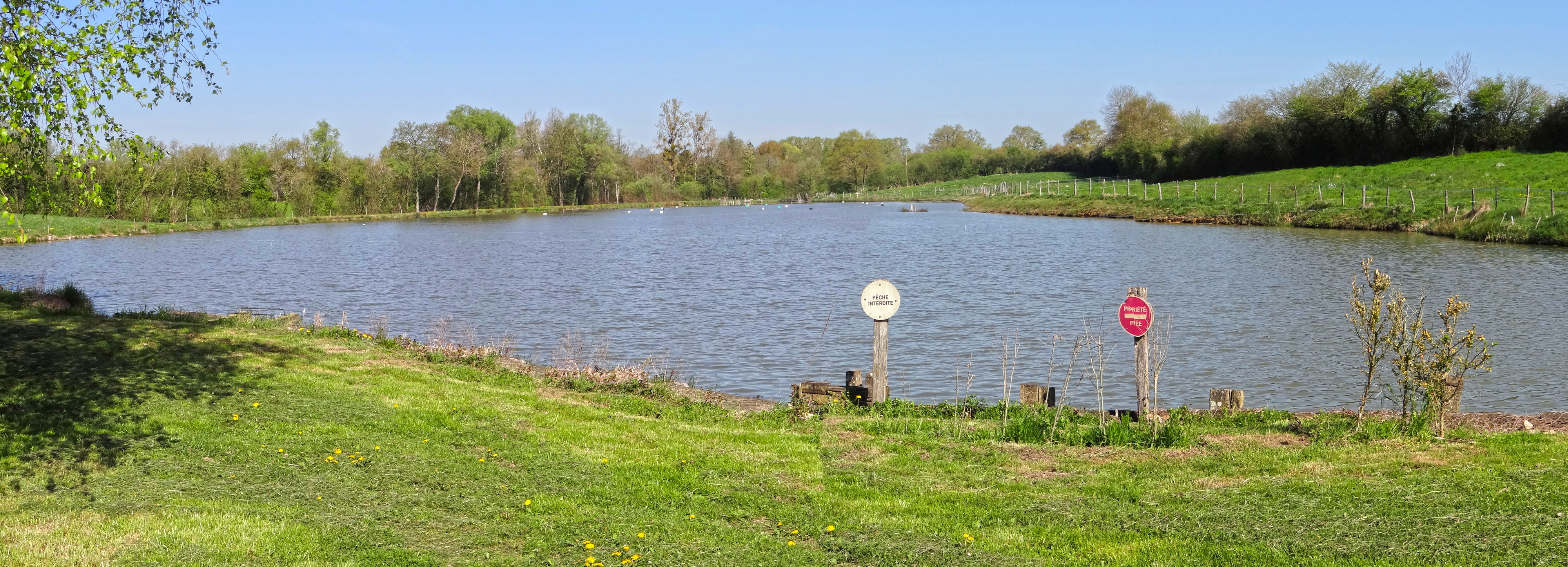 De multiples étangs ponctuent les paysages bressans, révélant la présence d'un sol imperméable et valorisant la faible topographie des vallons. La Frette De multiples étangs ponctuent les paysages bressans, révélant la présence d’un sol imperméable et valorisant la faible topographie des vallons. La Frette