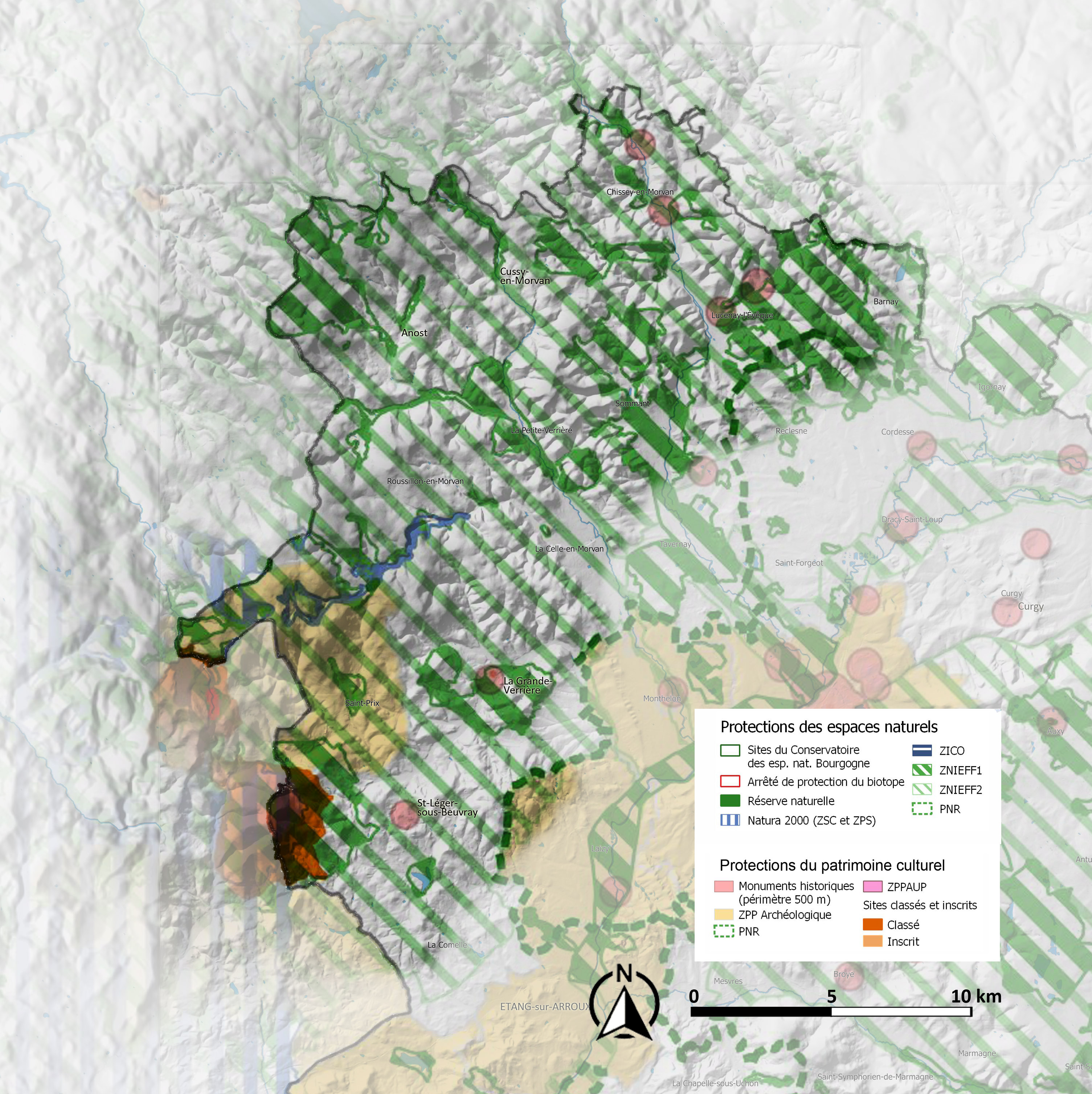 Morvan Oriental carte patrimoine