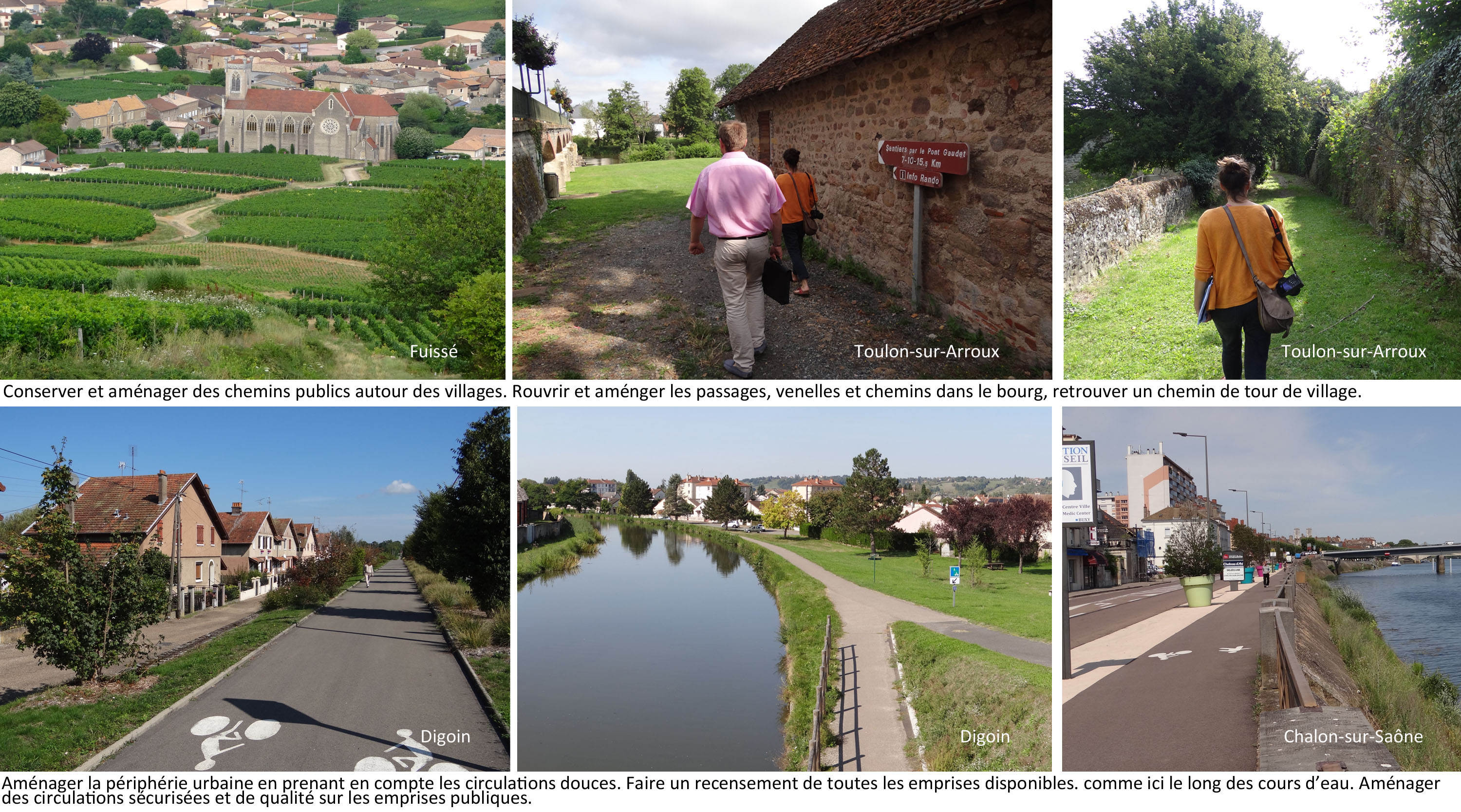Penser au cheminement doux dans la ville
