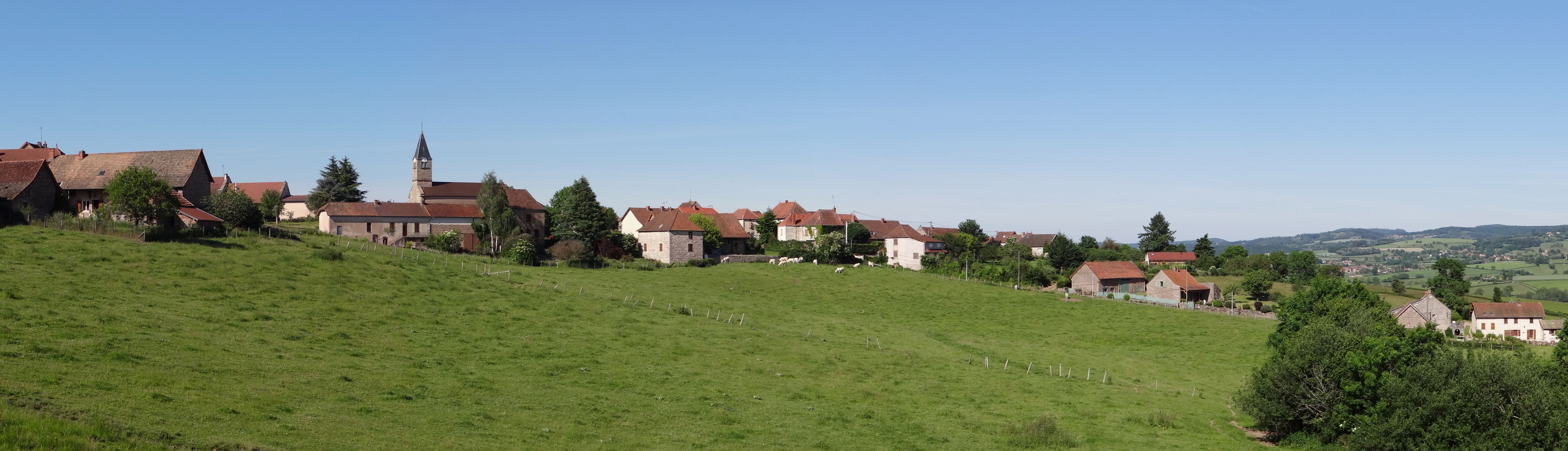 Le village de haut de coteau