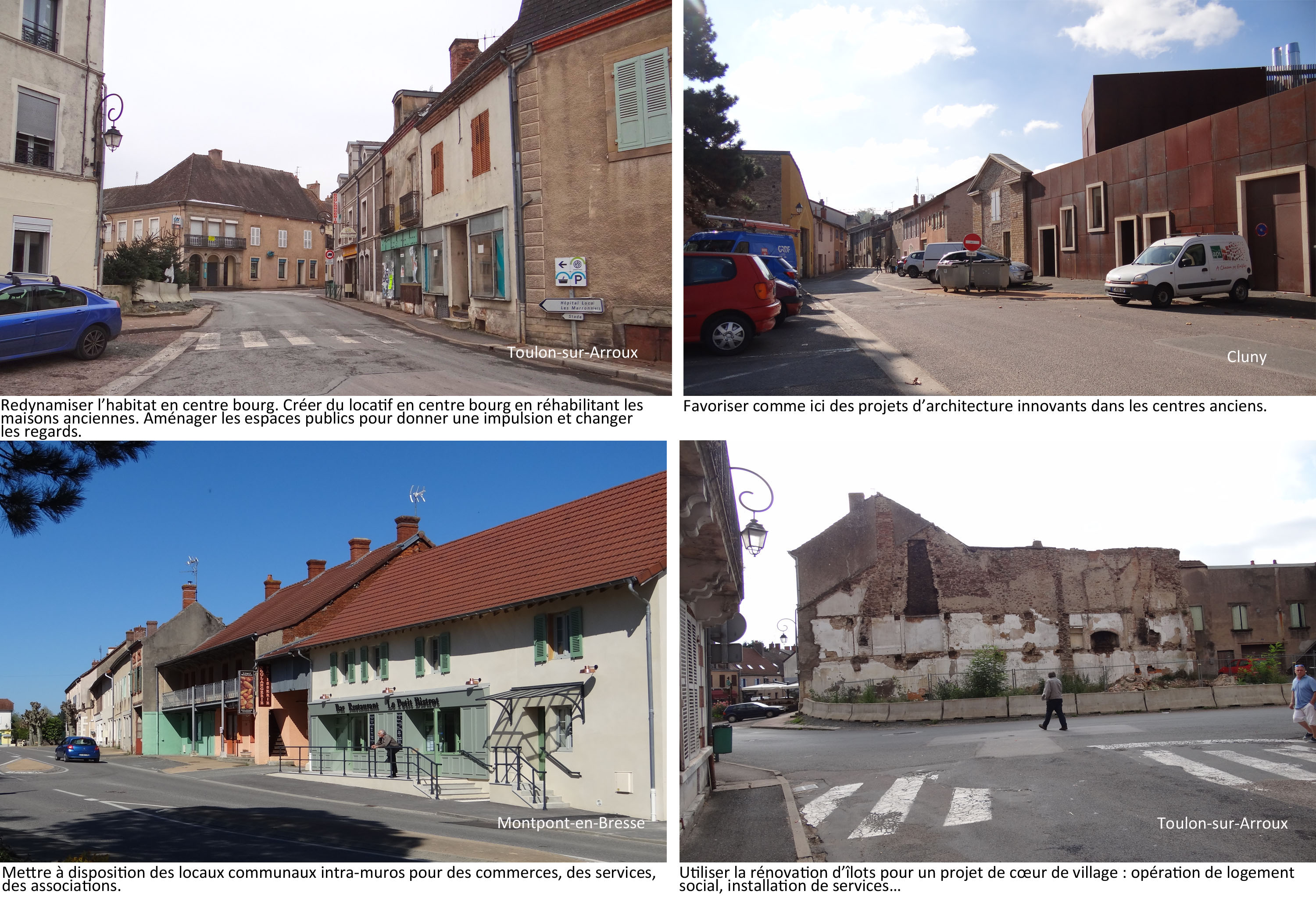 Réinvestir le bâti des cœurs de village et dynamiser le centre ancien