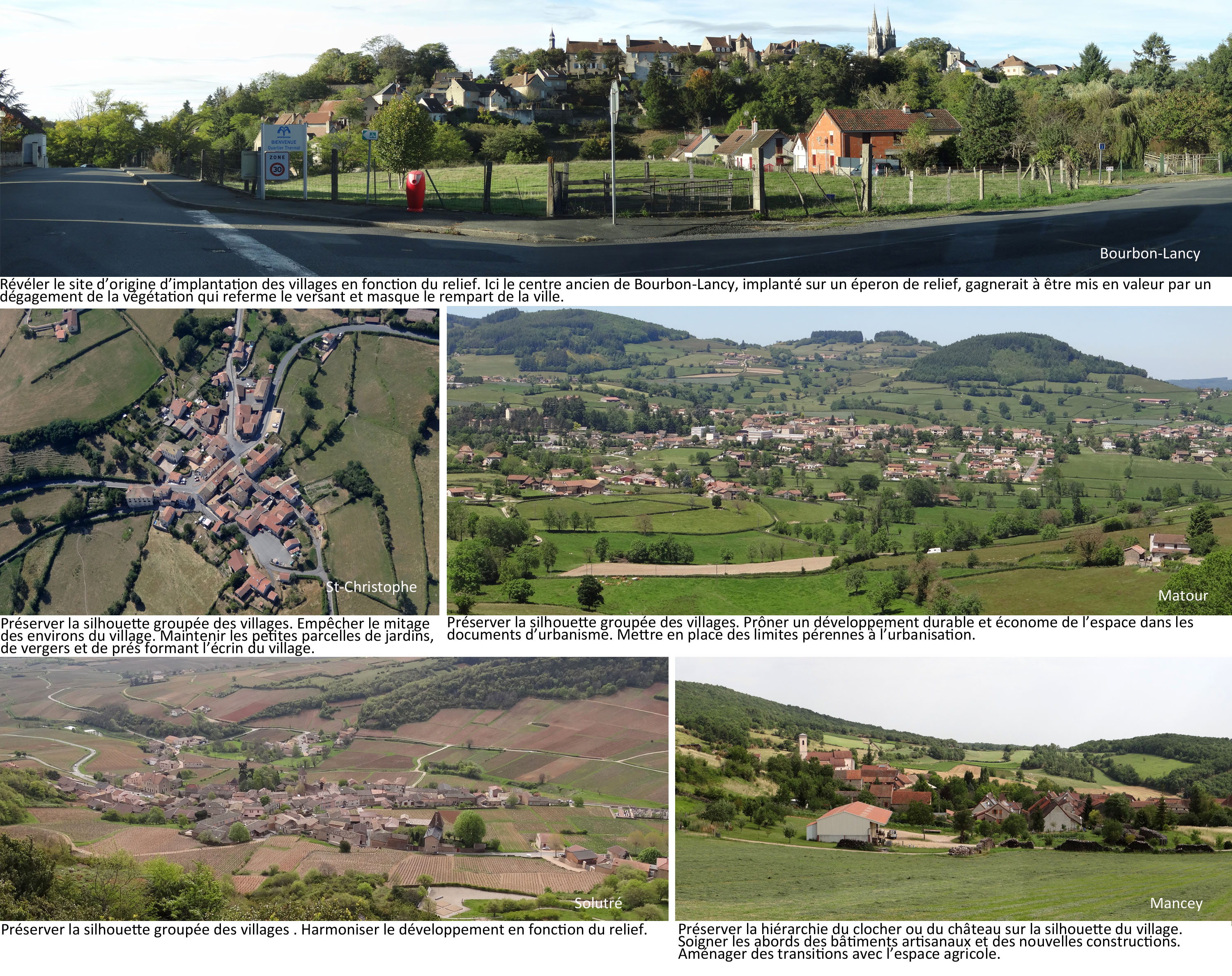 Développer le bourg en harmonie avec son site