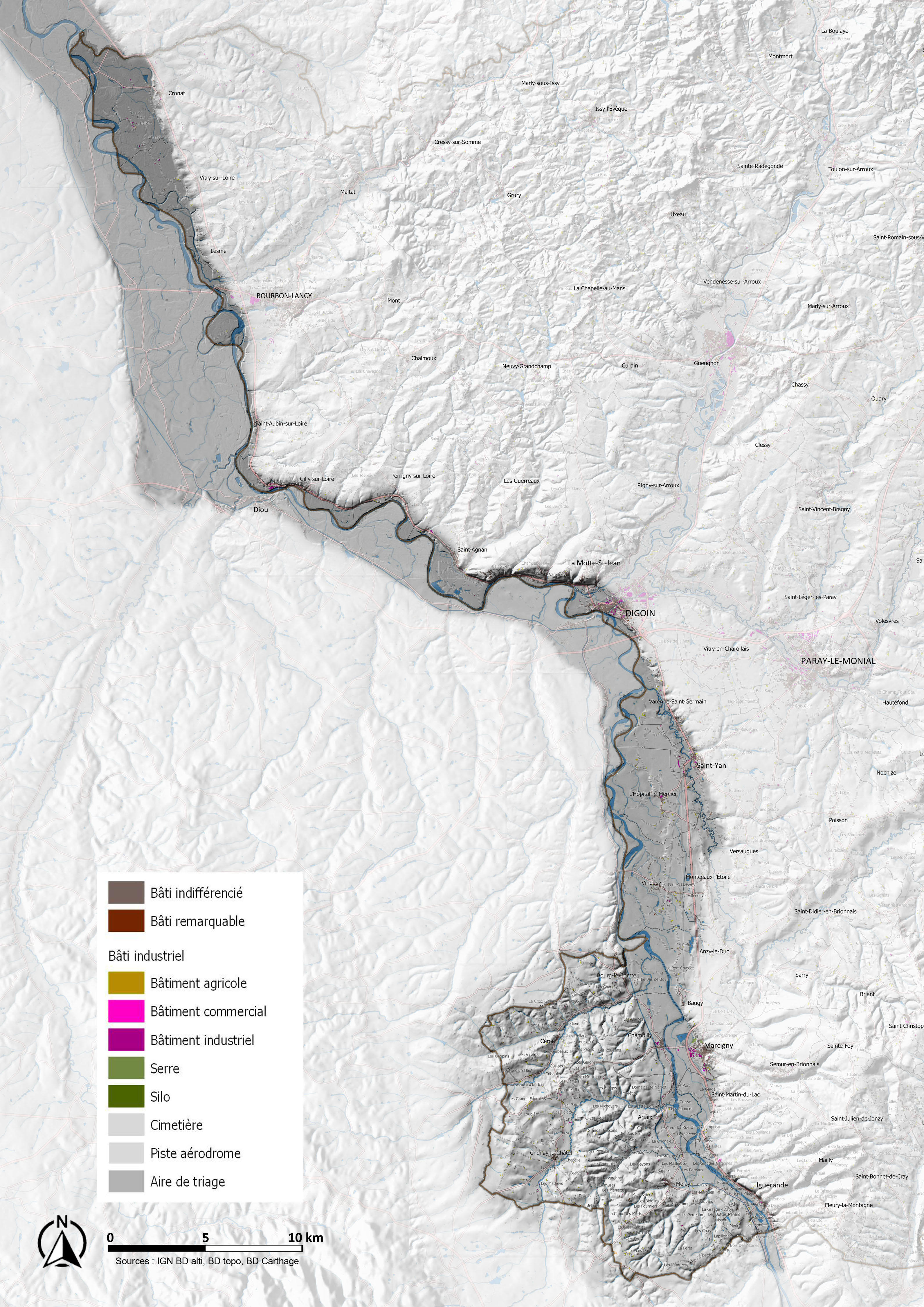 Vallée de la Loire carte urbanisation Vallée de la Loire carte urbanisation