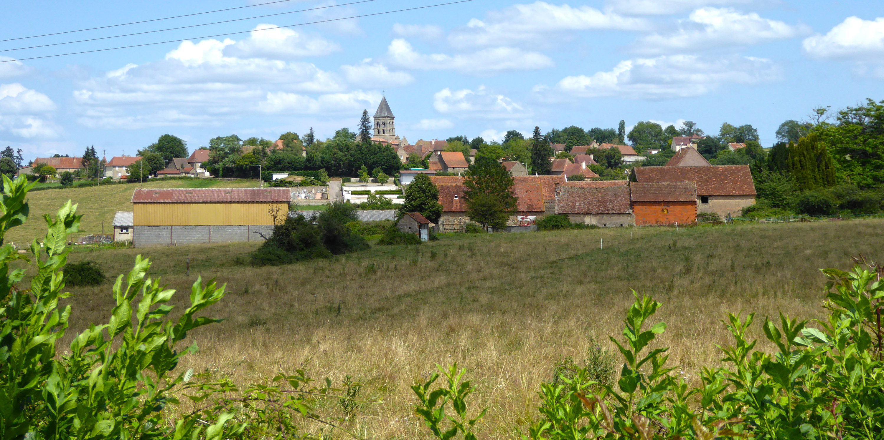 La silhouette du village